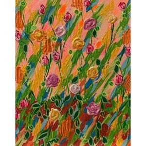 Bold and Beautiful Blooms, Abstract Floral Artwork